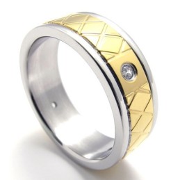 Gulddiamantring I Titan