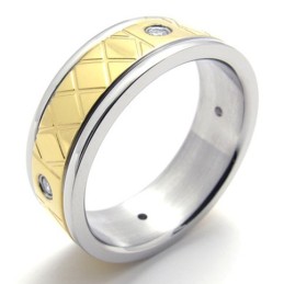 Gulddiamantring I Titan