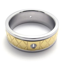Gulddiamantring I Titan