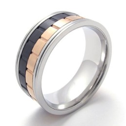 Färgad Titanring