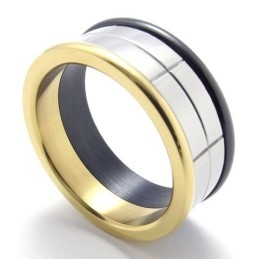 Färgad Titanring