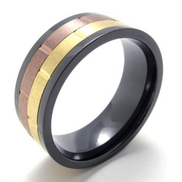 Färgad Titanring
