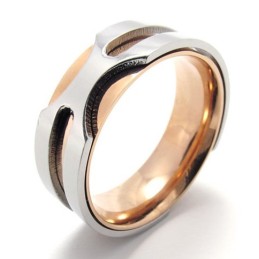 Titanring I Roséguld