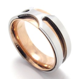 Titanring I Roséguld