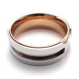 Titanring I Roséguld