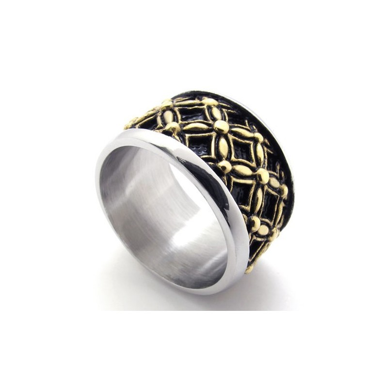 Färgad Vintage Titanring Färgad Vintage Titanring