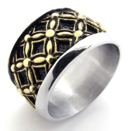 Färgad Vintage Titanring