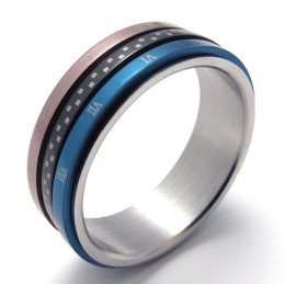 Färgad Titanring