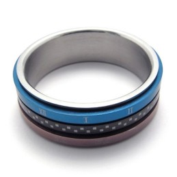 Färgad Titanring