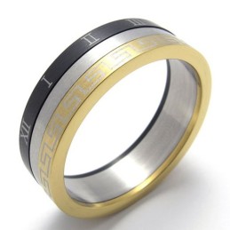 Färgad Titanring