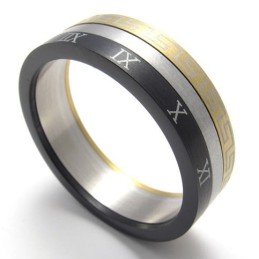 Färgad Titanring