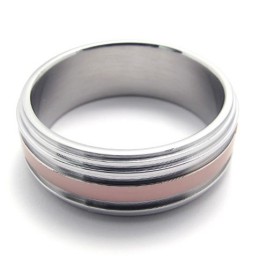 Titanring I Roséguld