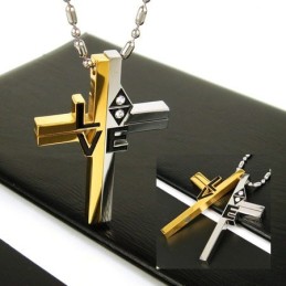 Cool Man Love Cross Pure Titanium Hängsmycke Gåva