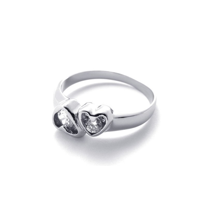 Diamantring I Titan För Kvinnor Diamantring I Titan För Kvinnor