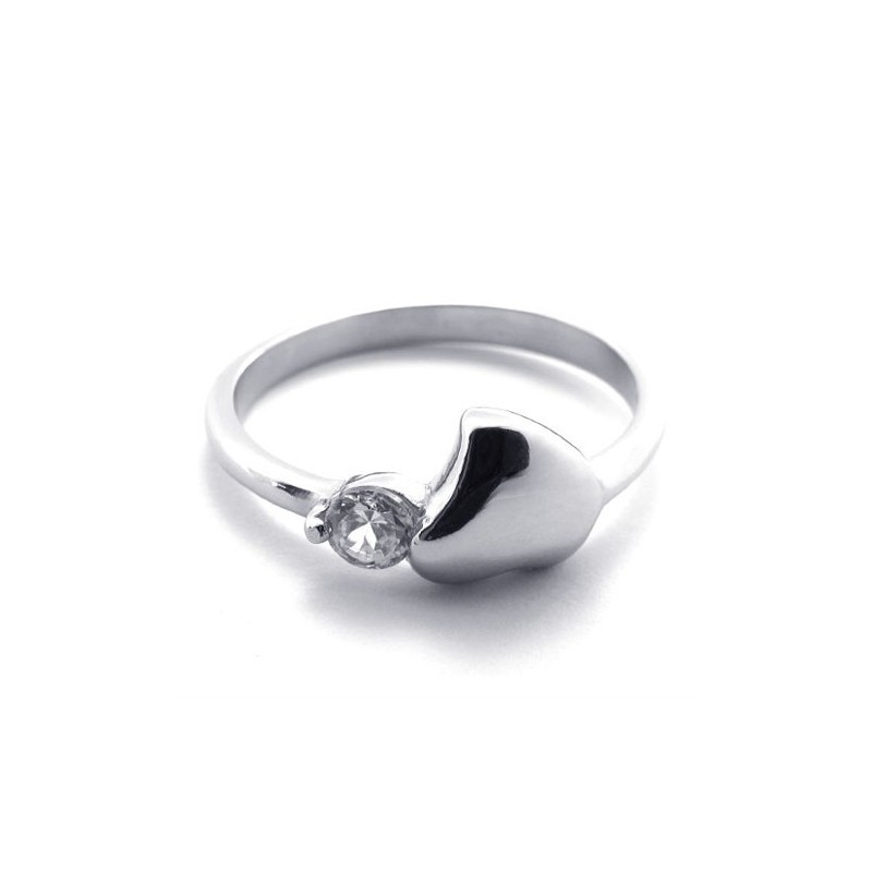 Diamantring I Titan För Kvinnor Diamantring I Titan För Kvinnor