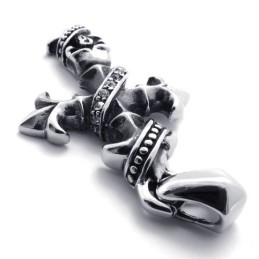 Skull Titan Cross Hängsmycke