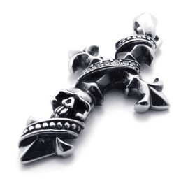 Skull Titan Cross Hängsmycke