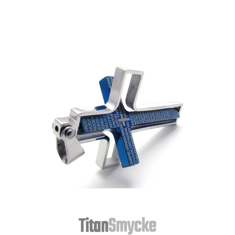 Blått Titan Korshänge
