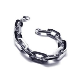 Herrarmband I Silver Med Titanberlocker, Pojkar