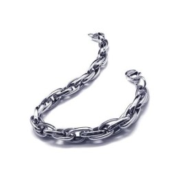 Herrarmband Med Silverberlock I Ren Titankedja För Pojkar