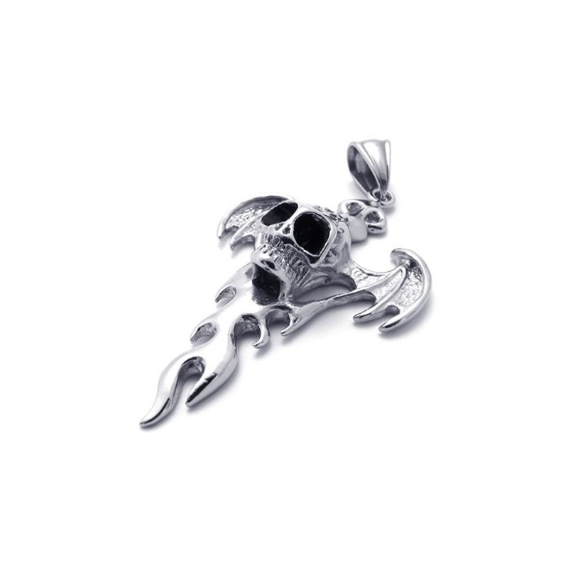 Skull Flame Titanhänge Skull Flame Titanhänge