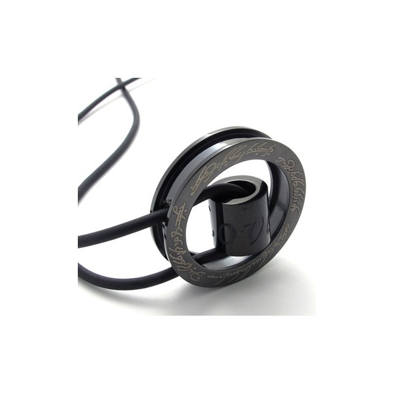 Svart Ring Titanhänge Svart Ring Titanhänge