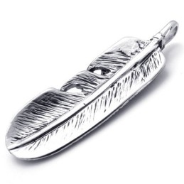 Vingfjäder Titanhänge
