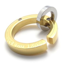 Gold Lovers Herr Titanhänge