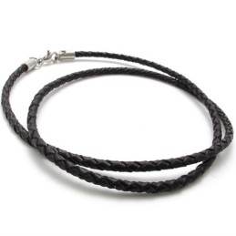 20 Tums Brunt Titanhalsband