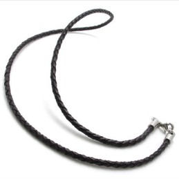 20 Tums Brunt Titanhalsband