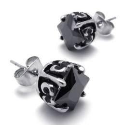 Diamantörhängen I Titan