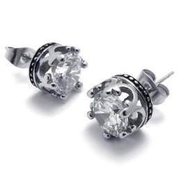 Diamantörhängen I Titan