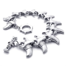 8,7 Tums Horn-Titanarmband