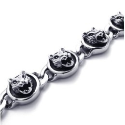 8,3 Tums Katter Titanarmband