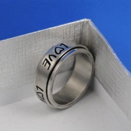 Kärleksrotation Titanring