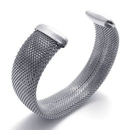 Cables Big Titanium Armband