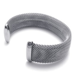 Cables Big Titanium Armband