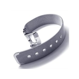 Herr Pojkar Silver Ren Titanarmband Charm Armring