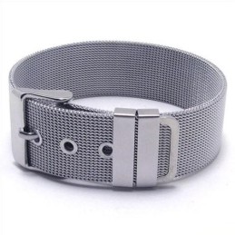Herr Pojkar Silver Ren Titanarmband Charm Armring