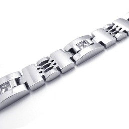 8,5 Tums Diamant Titanarmband