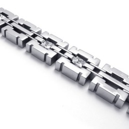 8,1 Tums Diamant Titanarmband