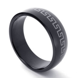 Svart Titanring