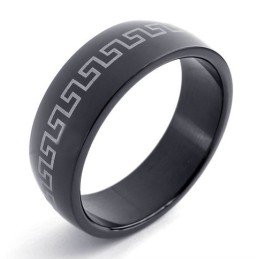 Svart Titanring