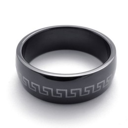 Svart Titanring