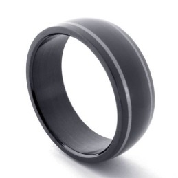 Svart Titanring