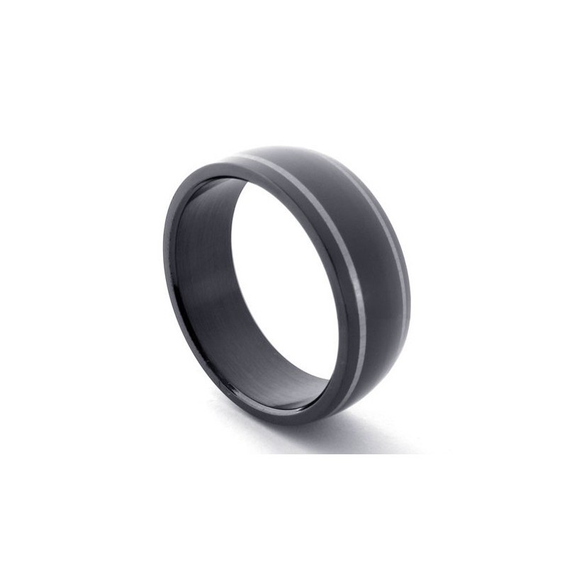 Svart Titanring Svart Titanring