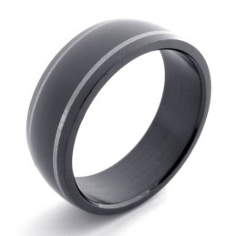 Svart Titanring