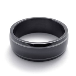Svart Titanring