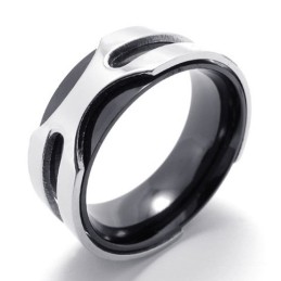 Svart Titanring