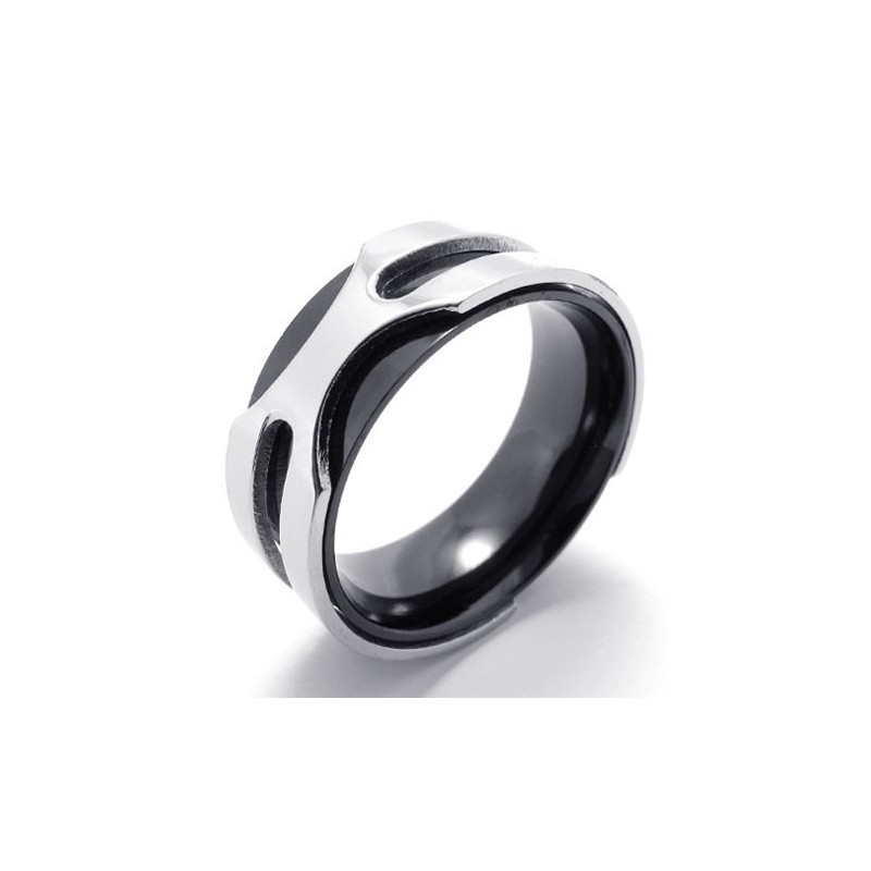 Svart Titanring Svart Titanring